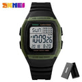 SKMEI 1278  Chrono Countdown Men Wristwatch  Casual Outdoor Male Clock Luminous montre homme Digital Dual Time Sport Mens Watche