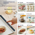 Foldable Electric Food Warming Tray, Portable Smart Heating Mat with 3 Temperature Modes, Fast Constant Temperature Food Warmer