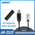 New ABBREE AR-2520 Walkie Talkie Radio USB Programming Cable For Abbree AR 2520 V1 V2 25W Mini Mobile Car Radio