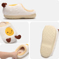 Winter Warm Indoor Slippers, Non-Slip Cotton Slippers, Cute Fried Egg Winter New Plush Home Shoes, Women's Slippers