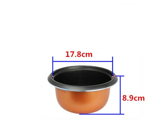 Rice Cooker Liner General Food Stainless Steel Uncoated Thickened 2L3L4L5L6L8L Rice Cooker Inner Pot