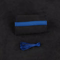 1PC Car Steering Wheel Cover Soft Wear-Resistant Comfortable Wear Resistant Universal Hand Sewing Black Suede Leather Braiding