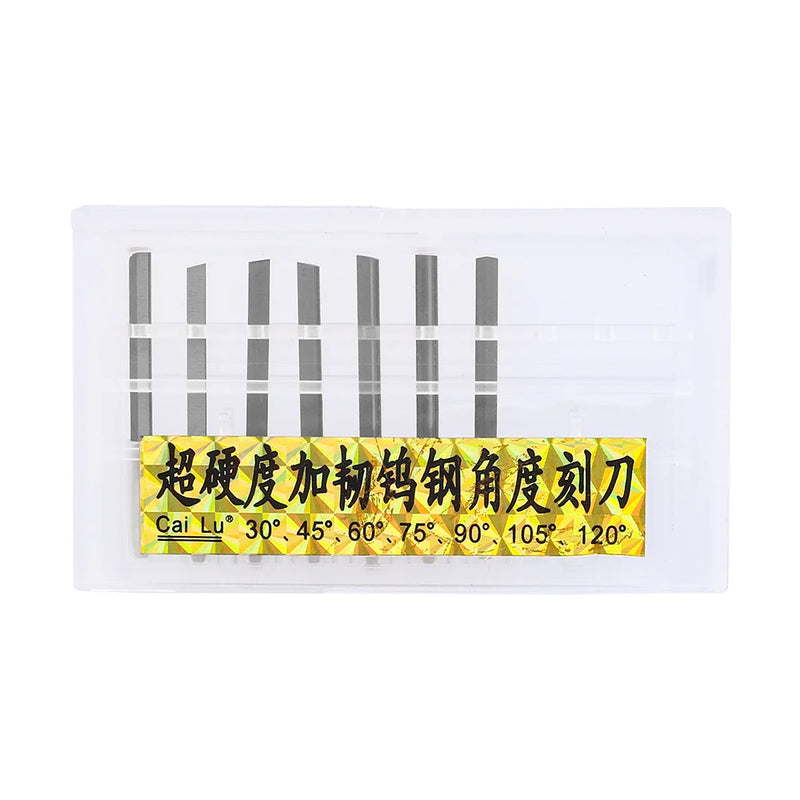 Tungsten Steel Angle Cutter Engraving Knives Jewelry Pneumatic Graver Accessories Spatula Triangle Metal Blades DIY Making Tools