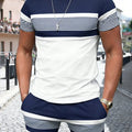 Summer Men's Letter Print Short-Sleeve T-Shirt Stylish | SAMAG