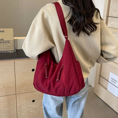 Summer Women Solid Color Shoulder Bag Fashion Lightweight | SAMAG
