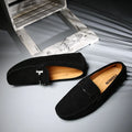 New Men Casual Shoes Fashion Suede Soft Men Loafers Leisure Moccasins Slip on Men's Driving Shoes Lazy Shoe Handmade Flats Comfy