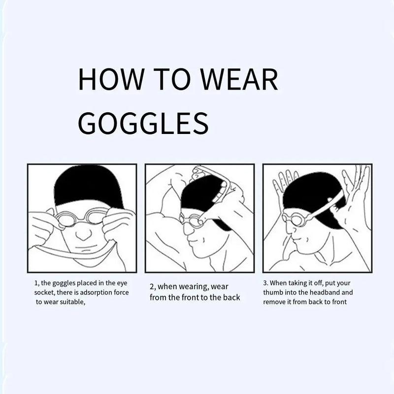 Anti-fog Swim Goggles Silicone Mirror Frame Quick | SAMAG