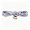 1 Pair New Elastic No Tie Shoelaces Semicircle Shoe Laces For Kids and Adult Sneakers Shoelace Quick Lazy Metal Lock Laces