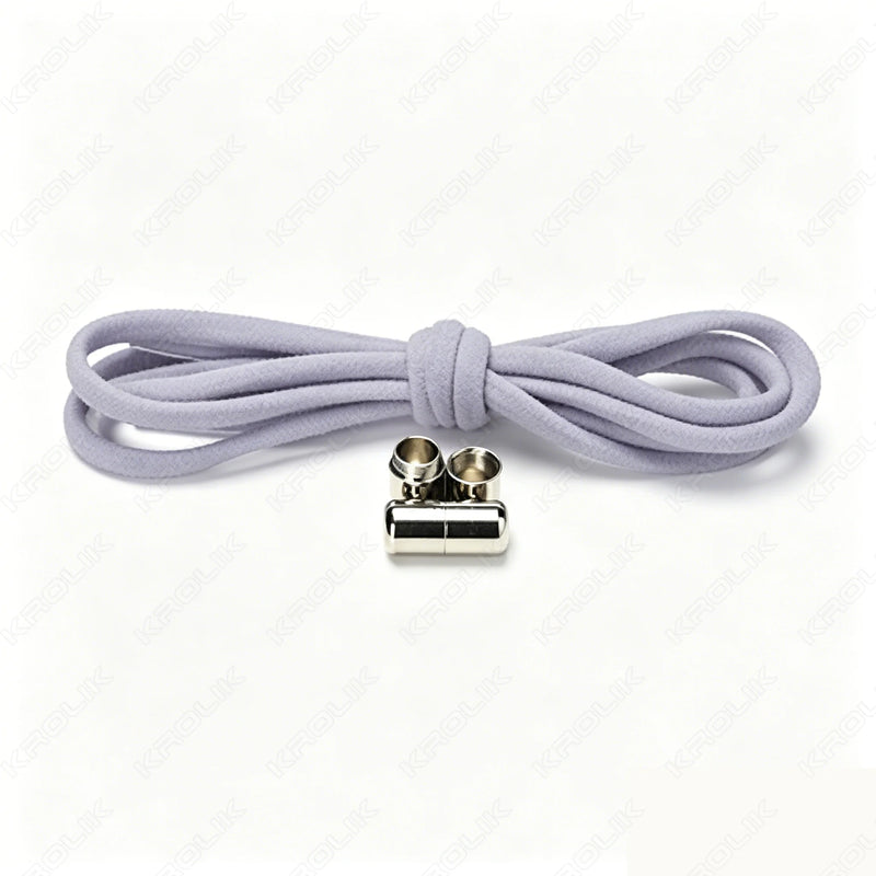 1 Pair New Elastic No Tie Shoelaces Semicircle Shoe Laces For Kids and Adult Sneakers Shoelace Quick Lazy Metal Lock Laces
