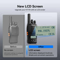 Retevis H777D (H777Upgraded) Walkie Talkie PMR/FRS Portable License-Free LCD Display Two Way Radio Long Range Type-C for Camping