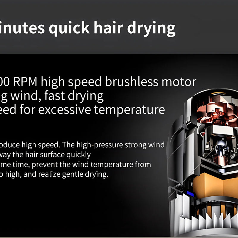 1600W High Power Negative Ion Hair Stylist Barbershop Special Silent Blower Constant Temperature Hair Care