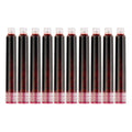 10PCS/Set Simple 3.4mm Caliber Ink Cartridge Blue/Red/Black Plastic Material Fountain Pen Refill Simple Design Pen Ink Students