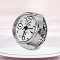 Kiss Jewelry Women Men Vintage Classic Finger Watch Rings Punk Stretchy Strap Quartz Watches Clock Ring Hip-hop anillos 2023