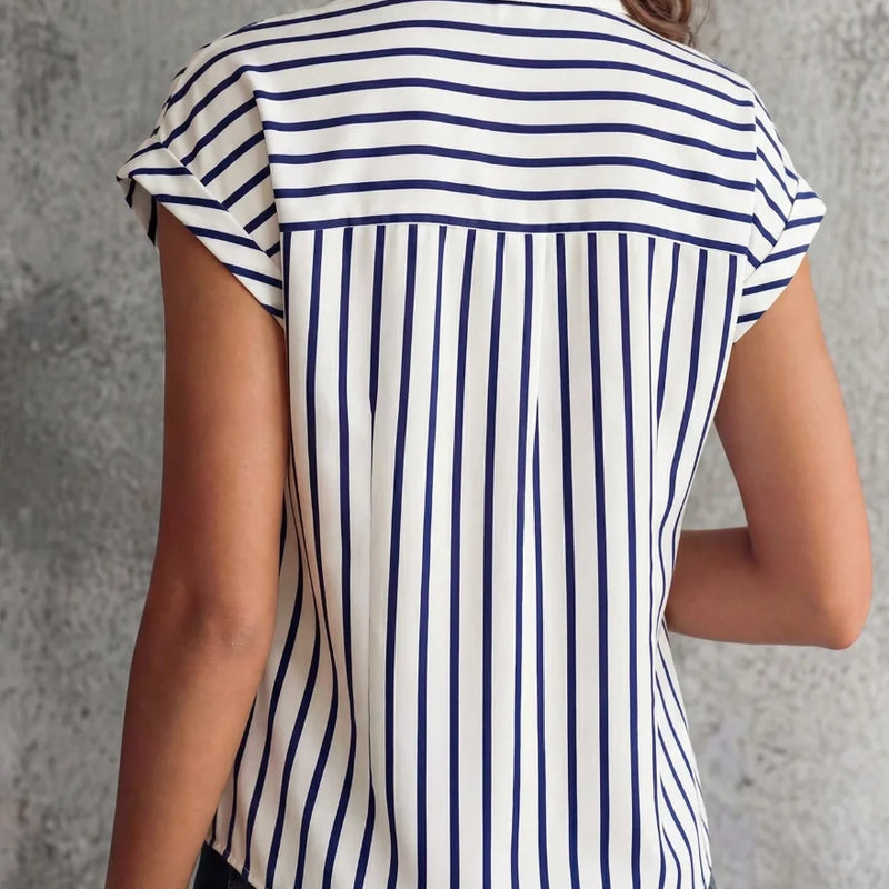 Elegant Orientation] Summer Fashion Women's Striped - View 2 | SAMAG