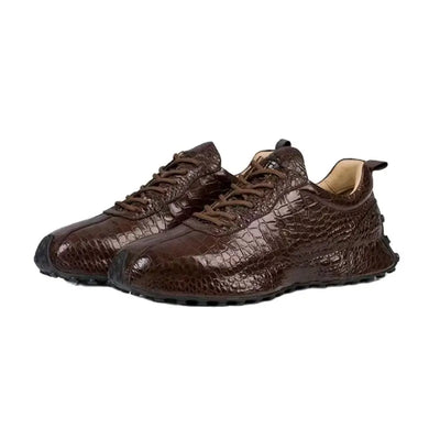Arrival Fashion Crocodile Belly Skin causal shoes men | SAMAG
