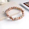 Natural Stone Beads Bracelet For Women Men Agate Crystal Quartzs Aquamarines Jades Jewelry Agates Elastic Bangle Bracelets 6 8mm