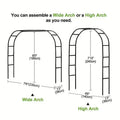 Outdoor Arch Trellis Metal Garden Trellis For Climbing Plants Balloon Decor Arbor Wedding Decoration Flowers Frame Backdrop