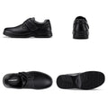 Fittington Extra Wide Toe Men's Dress Shoes Comfort Causal formal Business Wedding Shoes for Men Easy to Wear Arch Support