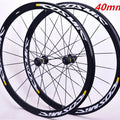 New 700C 30/40/50mm Road Bike Alloy Bicycle Wheelset Clincher Rim V Brake Disc Brake Thru Axle Center Lock Hubs Wheels Rim Brake