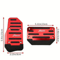 Accelerator pedal cover, anti-skid pedal, brake kit, automatic transmission car pedal, universal aluminum alloy car parts
