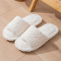 Casual Fluffy Women's Slippers Home Luxury Designer Woman Shoes Flats Fashion Fuzzy Fur Slides New Winter Plush Elegant Footwear