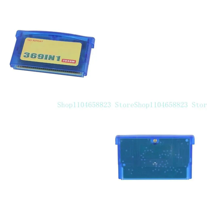 369 in 1 Game Cartridge Card Classical English Game in Cartridge for Handheld Game Console Game Collection