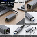 USB Type C Ethernet Adapter 1000/100 Mbps RJ45 Network | SAMAG