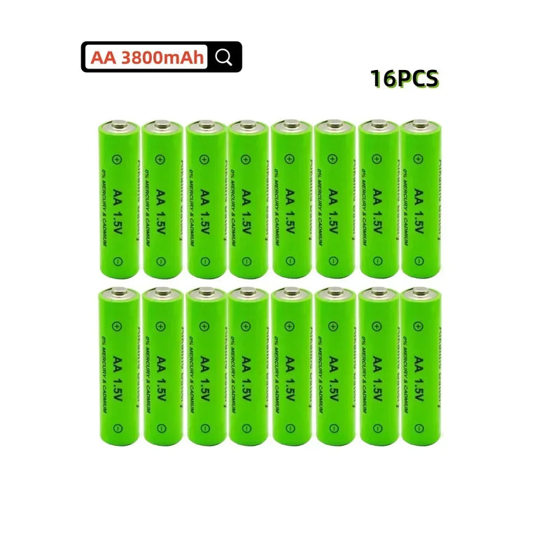2-40PCS AA Battery 3000mAh Rechargeable Battery 1.5V AA Battery for Clocks Mice Computers Toys So on Toys
