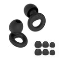 Quiet Ear Plugs for Noise Reduction – Super Soft, Reusable Hearing Protection for Sleep,Swim, Work 8 Ear Tips in XS/S/M/L