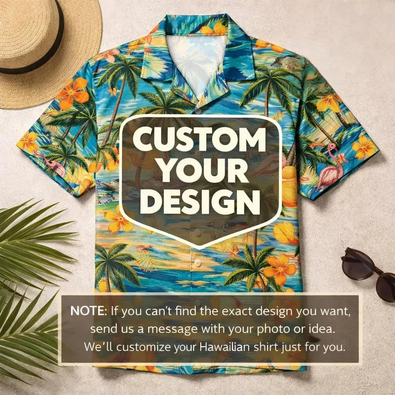 Custom Face Hawaiian Shirt, Funny Summer Beach | SAMAG