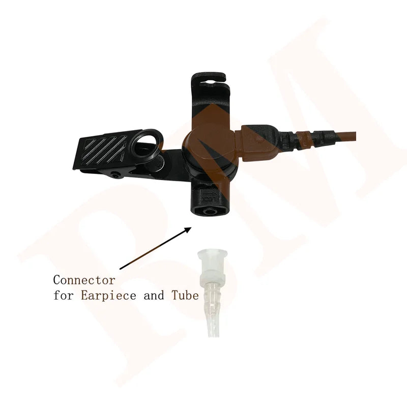 Radio Clear Acoustic Tube Replacement for Two Way Radio Earpiece Clear Tube for Walkie Talkie Accessories