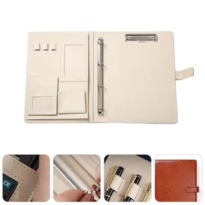 PU Leather Notebook Binder A4 Paper Budget Envelope | SAMAG