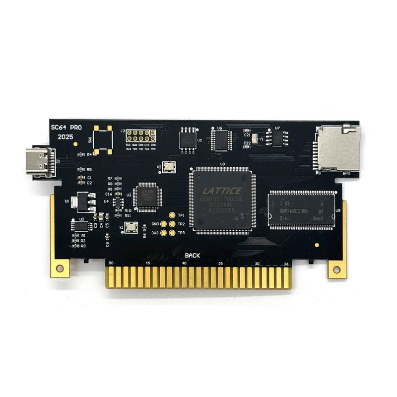 SC64 5000 in 1 N64 Game Cartridge Open Source Flash Card 16GB/32GB Free TF Card For Nintendo 64 Support N64DD/SNES/GBC Games