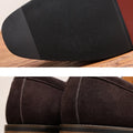 Large size Le Fu shoes men's leather shoes
