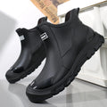 Fashion High Top Rain Boots for Men Women Anti-slip Waterproof Oil-proof Chef Shoes Lightweight Man Ankle Work Shoes Water Shoes