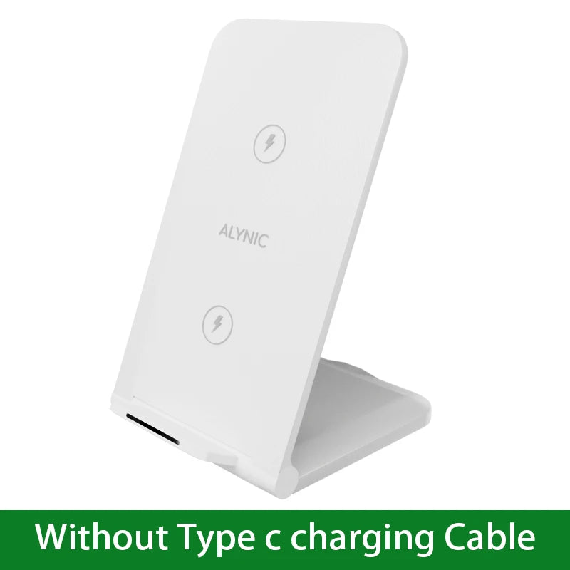 Wireless Charger Stand Pad For iPhone 17 16 15 14 13 12 Pro XR 8 X XS Max Samsung Xiaomi Induction Fast Charging Dock Station