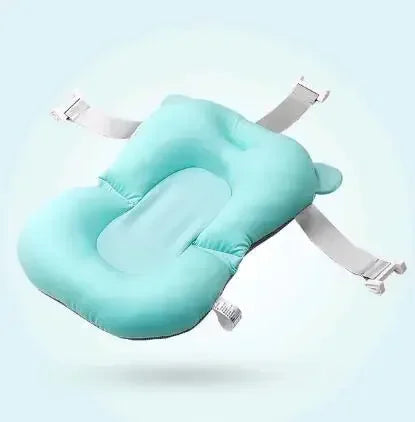 Infant Daily Bath Accessory Non Slip Bathtub Mat Soft Animal Pillow Safety Support Cushion For Newborn Shower And Body Washing
