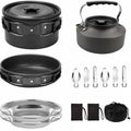 Outdoor 2-3 Person Kettle Set Camping Cookware Outdoor Camping Cookware Portable Combination Cookware Set Camping Tableware