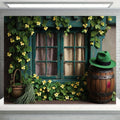 Garden Flower Windows Backdrops Indoor Floral Window Adult Birthday Party Decor Background Photography Studio Supplies Banner