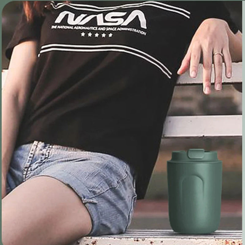 Thermos Bottle Mini Thermal Water Bottle Travel Insulated Tumber Cup Coffee Mug Camping Stainless Steel Double Wall Leak Proof