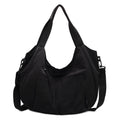 Large Capacity Waterproof Nylon Shoulder Bags Women Korea Style Cloth Hobo Bags Many Outer Bag Casual Totes Soli Tooling Bags
