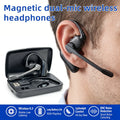 V1-3 Business Earphones with Charging Compartment Wireless Headphones Hanging Ear Bluetooth Earphones Single Ear with Detachable