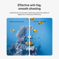 TELESIN Waterproof Case For DJI OSMO Action 6 Underwater 60M Diving Housing Cover With Dive Filter For DJI Action 6