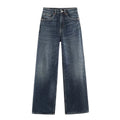 Fashion High Waist Wide Leg Jeans for Women 2026 Streetwear Baggy Denim Trousers Woman Light Blue Zip Loose Long Pants Female