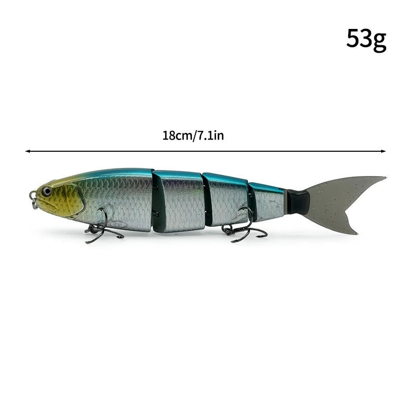 11.5cm 18.5g Balam Glide Bait Swimbait Joint Giant Pike | SAMAG