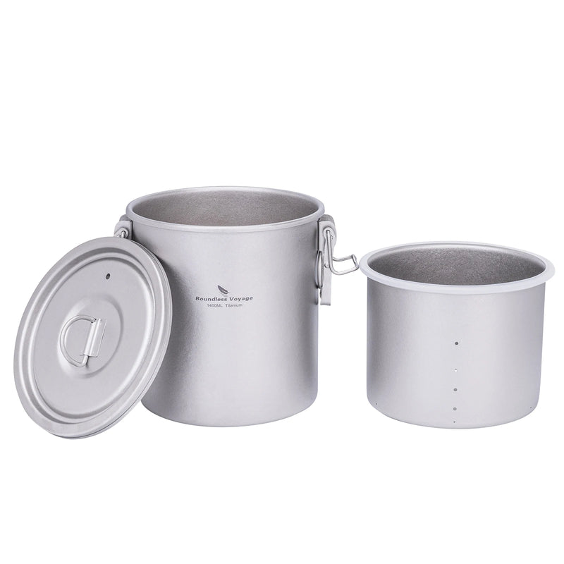 Boundless Voyage Titanium Rice Cooker Pot Ultralight - View 7 | SAMAG