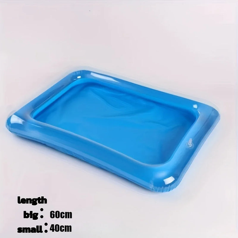 1pc Portable Foldable Pool Cleaning Basin, an Essential for Pool Maintenance Before Use, Can Also Be Used as a Foot Soaking Tub