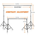 Background Stand Kit Support Frame System Backdrops  Adjustable Stand for Photography Photo Studio Chromakey Green Screen Frame