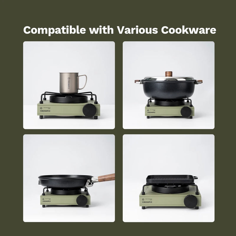 Fire Maple Remote Butane Stove Ultra - slim Built - in Piezo - View 6 | SAMAG