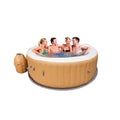 High Quality Hot Sale Brown Inflatable Bath with Machine for Hot SPA